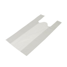 Maisi ar rokturiem, HDPE, 300+150x550mm, 50µm, balti, iepakojumā 25gab.