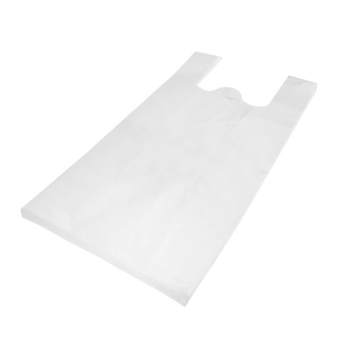 Maisi ar rokturiem, HDPE, 440+250x900mm, 25µm, balti, iepakojumā 100gab.