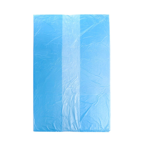 Maisi bez rokturiem, HDPE, 44+28x73cm, 25µm, zili, iepakojumā 50gab.