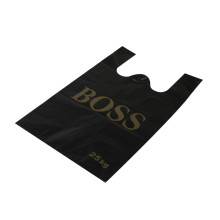 Maisi ar rokturiem "BOSS", HDPE, 380+200x600mm, 50µm, melni, iepakojumā 25gab.