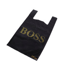 Maisi ar rokturiem "BOSS", HDPE, 300+180x550mm, 20µm, melni, iepakojumā 100gab.