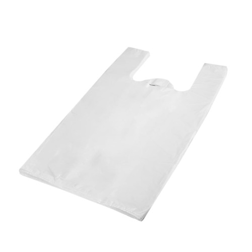 Maisi ar rokturiem, HDPE, 380+180x700mm, 20µm, balti, iepakojumā 100gab.