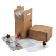 Sulas maiss Bag in Box ar krānu, LDPE, 20L, sudraba