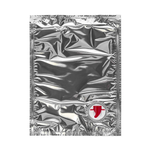 Sulas maiss Bag in Box ar krānu, 3L, sudraba
