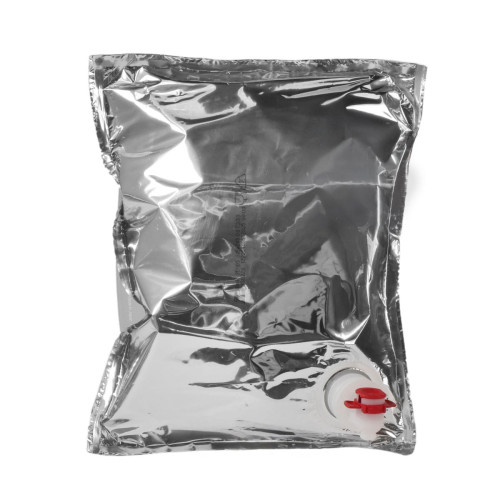 Sulas maiss Bag in Box ar krānu,  3L, sudraba