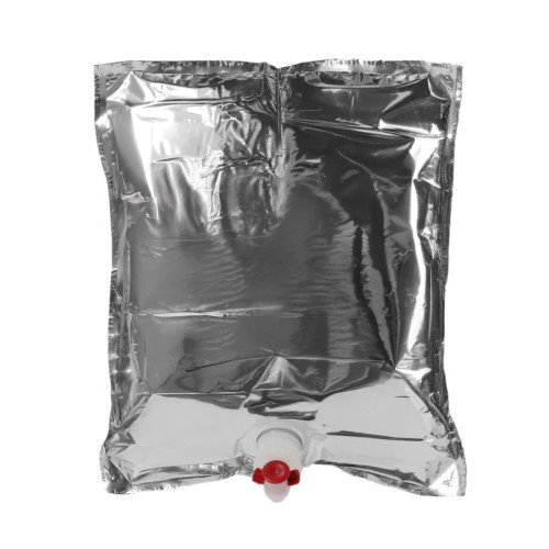Sulas maiss Bag in Box ar krānu, 5L, sudraba