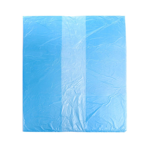 Maisi kastēm, 60+40x60cm, 38µm, zili, HDPE, iepakojumā 50gab.