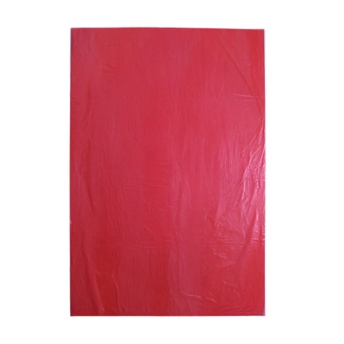Maisi bez rokturiem, 80x120cm, 14µm, sarkani, HDPE, iepakojumā 50gab.