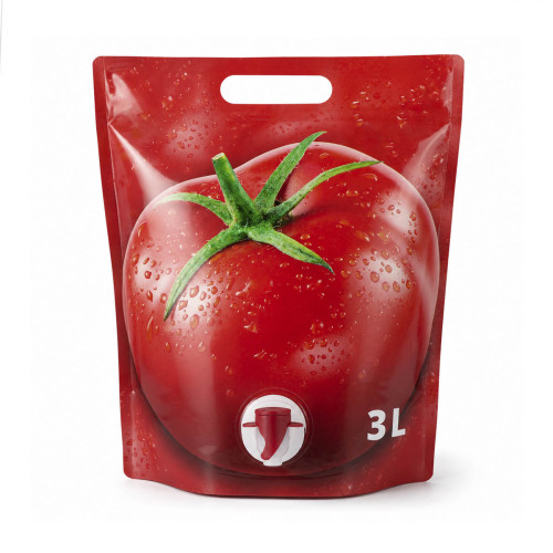 Sulas maiss – stāvpaka ar krānu un apdruku Tomato, 3L
