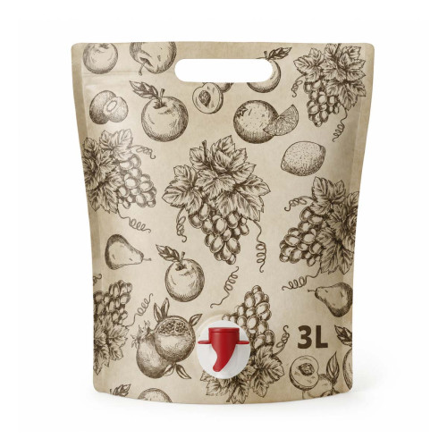 Sulas maiss – stāvpaka ar krānu un apdruku Unifruit, 3L