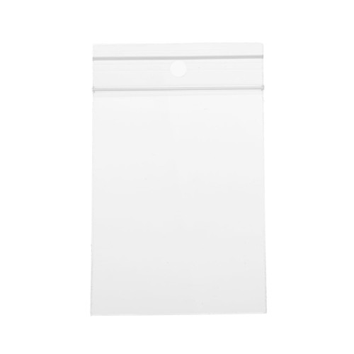 Aizveramie maisi ar zip-lock aizdari, 6x8cm, 40µm, caurspīdīgi, LDPE, iepakojumā 100gab.