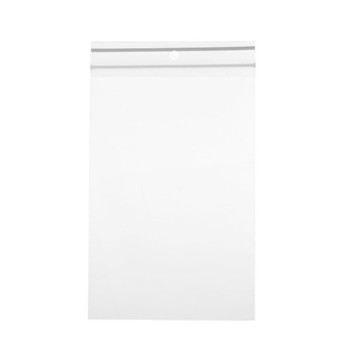 Aizveramie maisi ar zip-lock aizdari, 8x12cm, 40µm, caurspīdīgi, LDPE, iepakojumā 100gab.