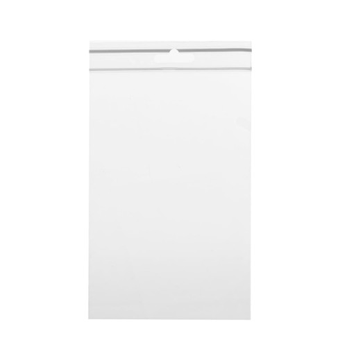Aizveramie maisi ar zip-lock aizdari, 10x15cm, 40µm, caurspīdīgi, LDPE, iepakojumā 100gab.
