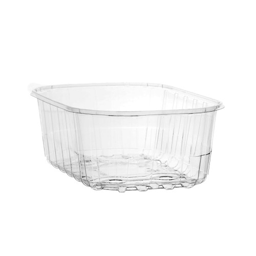 Konteineri ogām, PET, 250ml, 142х96х49mm, caurspīdīgi, iepakojumā 1500gab.