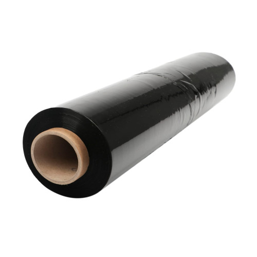 Palešu plēve manuālai aptīšanai, 45cmx200m, 17µm, melna, LLDPE