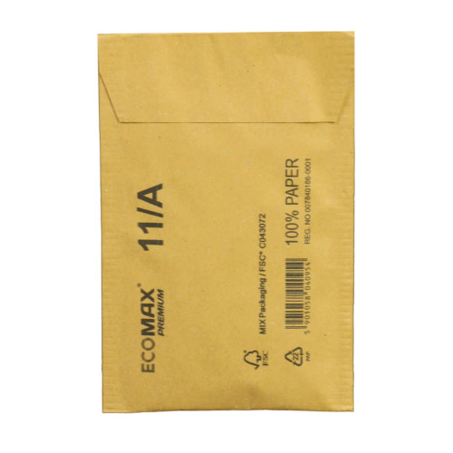 Aploksne polsterēta A11, 120x175mm (100x165mm), 100% PAP, brūna