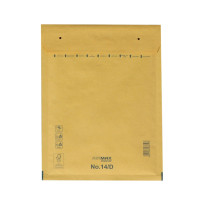 Aploksne polsterēta D14, 200x270mm (180x260mm), PAP+PE, brūna (599014AMB)