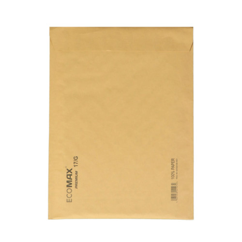Aploksne polsterēta G17, 250x350mm (230x340mm), 100% PAP, brūna