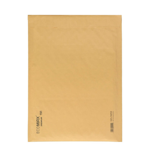 Aploksne polsterēta I19, 320x455mm (300x445mm), 100% PAP, brūna
