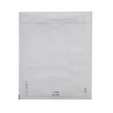 Aploksne polsterēta K20, 370x480mm (345x470mm), PAP+PE, balta