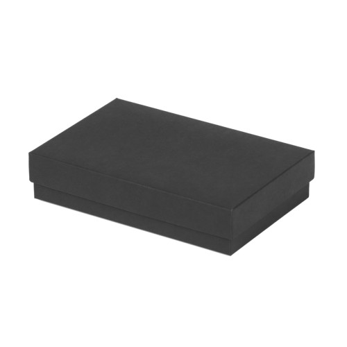 Kartona kaste ar atsevišķu vāku 140x90x30mm, melna, iepakojumā 25gab.