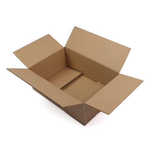 Gofrētā kartona kaste, 380x255x135mm, brūna