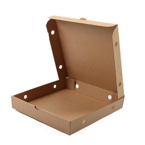 Gofrētā kartona kaste ar atlokāmu vāku, 500x500x35mm, brūna, iepakojumā 50gab.