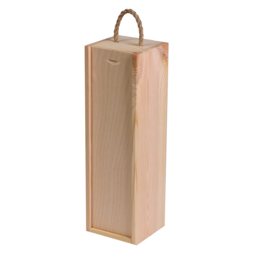 Koka kaste pudelei ar virves rokturi, 360x110x105mm, balta