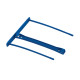 Archival clip Forpus, plastic, blue, 100 pcs