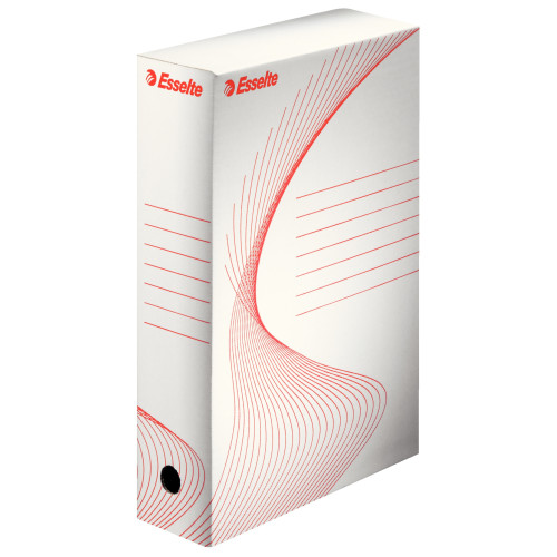 Arhīva kaste Esselte Speedbox, 100 x 250 x 350 mm, balta (623908)
