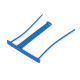 Archival clip Forpus, plastic, blue, 100 pcs