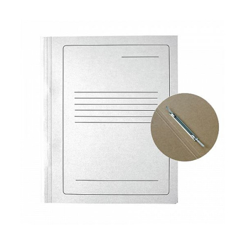 Kartona mape SMLT, A4, 300 g/m², apdrukāta, balta (SEG-1)