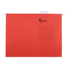 Piekaramā mape Forpus, A4, sarkana (FO22701)