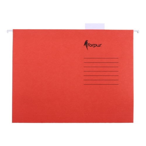 Piekaramā mape Forpus, A4, sarkana (FO22701)